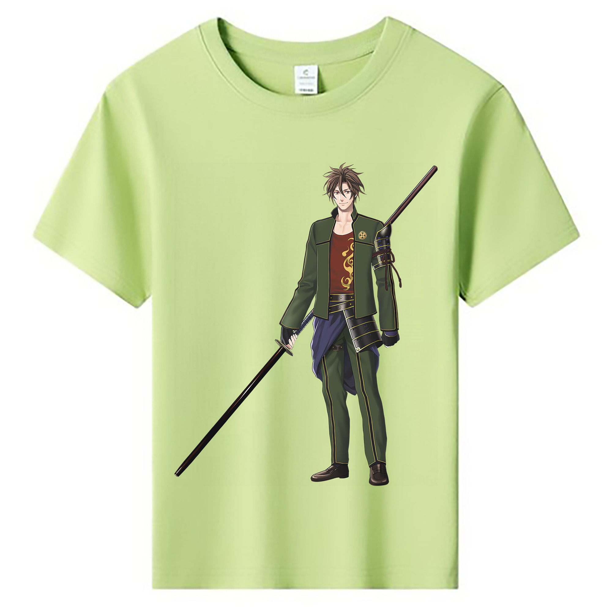 （画像用） 刀剣乱舞 Touken Ranbu 綿100％キッズTシャツ（フロントプリント）